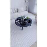 Mokapark Avm Gri 60 cm Katlanır Ayaklı Yuvarlak Yer Sofrası