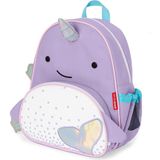 Moki Skip Hop Narwhal Sırt Çantası 3-6 Yaş İçin Polyester Malzemeden Dayanıklı ve Eğlenceli - Mor