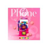 MOKIBON Cute Telefon Şeklinde Sakız Makinası (Pembe)