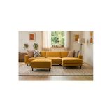 Mokka Mini Köşe Koltuk Bukle Retro Kil – Modern Modüler Köşe Koltuk Hr35 Sünger Dayanıklı