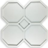 Mold-it Bardak Altlığı Sekizgen Silikon Kalıp Epoksi Reçine Kalıbı 4'lü
