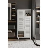 Moldesan Lumen Çok Amaçlı Mdf Beyaz Banyo Dolabı 160X70 cm
