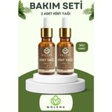 Molena Bitkisel Hint Yağı Bakım Seti 2X20 ml – %100 Saf Soğuk Sıkım Saç Kaş Kirpik Güçlendirici Nemlendirici Saç ve Cilt Bakım Yağı