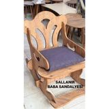Moleni Sallanan Baba Sandalye - Ceviz