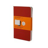 Moleskine 0956 Cahiers Kırmızı Journals Çizgili Defter