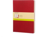 Moleskine Cahier 3Lü Defter Kırmızı Düz Xl 120Syf Ch123