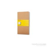 Moleskine Cahier 3'lü Kraft Kareli Cep Boy Ciltli Defter