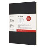 Moleskine Cahier Journals 19x25 Black Kraft Brown Subject Defter