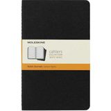 Moleskine Chaier Çizgili L Boy 13x21 cm 80 Sayfa Siyah 3'lü Günlük Defter