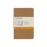 Moleskine Çizgili Cahier Not Defteri 3’lü Set Cep Boy Kraft Kahve