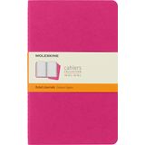 Moleskine Çizgili Cahier Not Defteri 3'Lü Set L Boy Kinetik Pembe