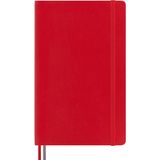 Moleskine ÇİZGİLİ KALIN ( EXPANDED ) KIRMIZI DEFTER LG BOY S