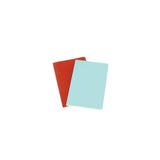 Moleskine Çizgili Volant Not Defteri 2’li Set Cep Boy Turuncu+Aqua Mavi