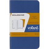 Moleskine Çizgili Volant Not Defteri 2'Li Set Xs Boy Mavi + Amber Sari