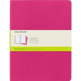 Moleskine Çizgisiz Cahier Not Defteri 3'Lü Set Xl Boy Kinetik Pembe