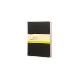 Moleskine Defter Cahier 3Lü Xl Siyah Düz 120 Sy