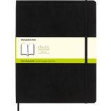 Moleskine - Klasik boş not defteri – Yumuşak kapaklı ve elastik kilitli not defteri – Ölçüler XXL 21,6 x 27,9 cm – Renk siyah, 192 sayfa