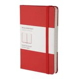Moleskine Klasik Cep Boy Sert Kapak Çizgili Kırmızı Defter