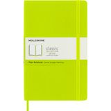 Moleskine - Klasik not defteri, boş sayfalar, yumuşak kapak ve elastik kilit, boyut 13 x 21 cm, limon yeşili, 240 sayfa