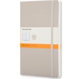 Moleskine QP611G4 Bej Çizgili Cep Boy Yumuşak Kapaklı Defter