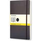 Moleskine QP612 Siyah Kareli Cep Boy Yumuşak Kapaklı Defter
