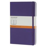 Moleskine R-6422 Cep Boy Çizgili Mor Defter