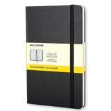 Moleskine Sert Kapak Kareli Cep Boy 9x14 cm 192 Sayfa Siyah Defter