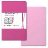 Moleskine Volant Pembe Çizgili Cep Boy Ciltli Defter