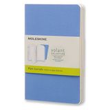 Moleskine Volant QP713B12B11F Mavi 2'li Cep Boy Düz Defter