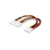Molex Splitter Kablo 4 Pin Molex Güç Uzatma Kablosu Molex Power Çoklayıcı 4Pin Erkek Çift 4Pin Dişi
