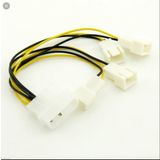 Molex To 4x 3 Pin Fan Güç Çoklayıcı