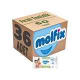 Molfix 36x60 Adet İzotonik Sulu Bebe Losyonu Islak Mendil