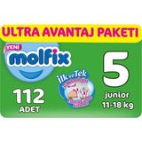 Molfix 3D Bebek Bezi, Junior 5 Beden, Ultra Avantaj Paketi