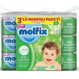 Molfix 60x3 180 adet Islak Havlu