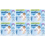 Molfix Bebek Bezi Beden 6 (15+ kg) Extra Large, 228 Adet, Fırsat Paketi
