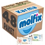 Molfix Ferah Temizlik 24x60 + Yenidoğan 24x50 Karma Set 48 Paket Islak Mendil