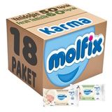 Molfix Ferah Temizlik 9x60 + Yenidoğan 9x50 Karma Set 18 Paket Islak Mendil
