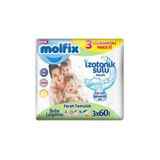 Molfix İzotonik Sulu Mendil Ferah 60 Lı x3 Adet