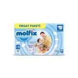 Molfix Maxi Bebek Bezi Fırsat Paketi No:4, 7-14 kg, 60'lı x 2 Paket