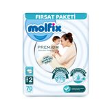 MOLFİX Molfix Oks Premium 2 Beden Cırtlı Bebek Bezi, 3-6 kg