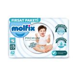 MOLFİX Molfix Premium 5 Beden Bebek Bezi, 11-18 kg