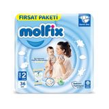 Molfix No:2 Mini 36 Adet Bebek Bezi