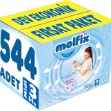 Molfix No:3 Midi 544 Adet Bebek Bezi