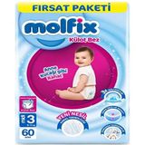 Molfix No:3 Midi 60 Adet Külot Bebek Bezi