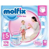 Molfix No:5 Junior 176 Adet Külot Bebek Bezi