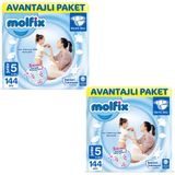 Molfix No:5 Junior 288 Adet Bebek Bezi