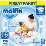 Molfix No:6 XLarge 156 Adet Bebek Bezi
