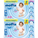 Molfix No:6 XLarge 160 Adet Bebek Bezi