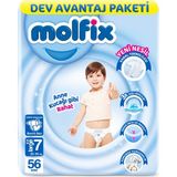 Molfix No:7 XXLarge 56 Adet Bebek Bezi