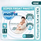 Molfix Premium Fırsat Paketi 72'li x 2 144 Adet PKT.MOLFIX.098 1 Numara